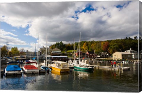 Framed Sunapee Harbor, Lake Sunapee, New Hampshire Print