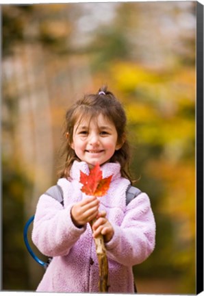 Framed Children, Lincoln Woods Trail New Hampshire Print