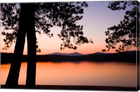 Framed White Lake State Park, New Hampshire Print