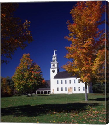 Framed Jaffrey Centre in Autumn, New Hampshire Print