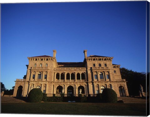 Framed View of The Breakers Mansion, Newport, Rhode Island Print