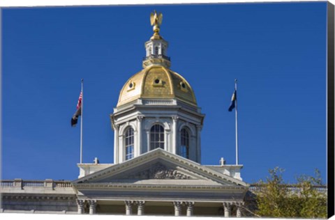 Framed New Hampshire, Concord, New Hampshire State House, exterior Print