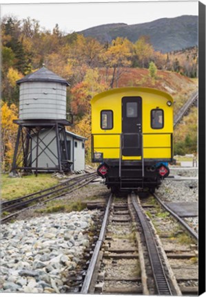 Framed New Hampshire, White Mountains, Bretton Woods, Mount Washington Cog Railway Print