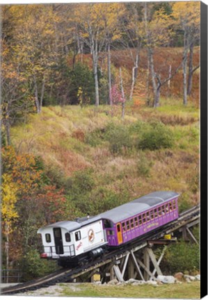 Framed New Hampshire, Bretton Woods, Mount Washington Cog Railway Print