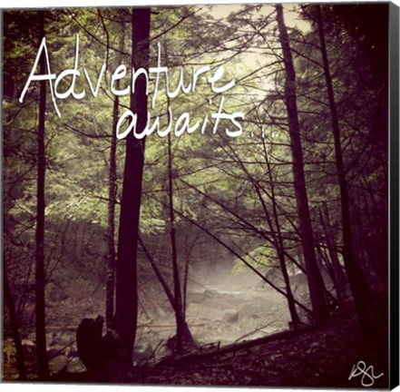 Framed Adventure Awaits Print