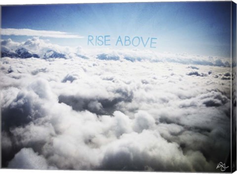 Framed Rise Above Print