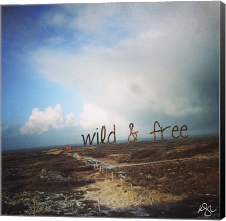 Framed Wild And Free 2 Print