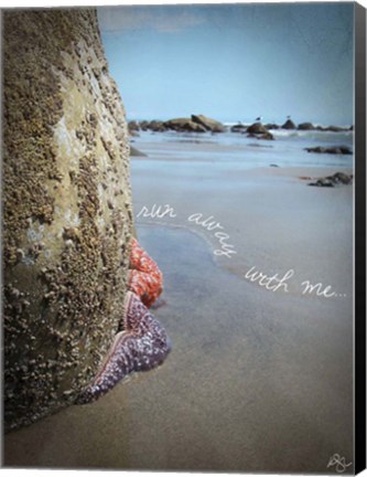 Framed Run Away With Me Print