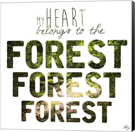 Framed To The Forest Print