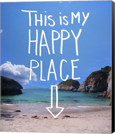 Framed This Is My Happy Place Print
