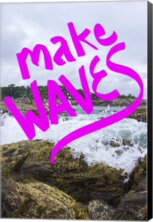 Framed Make Waves Print