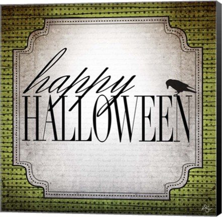 Framed Happy Halloween Print