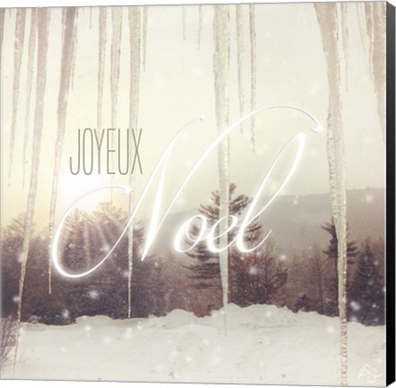 Framed Joyeux Noel Print