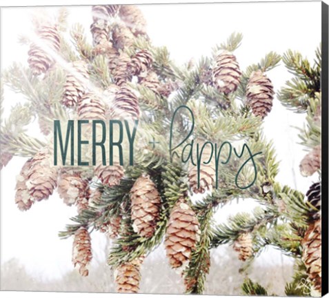 Framed Merry and Happy Print