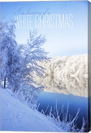Framed White Christmas Print