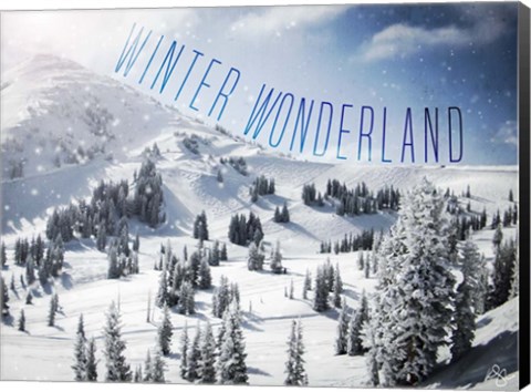 Framed Winter Wonderland Print