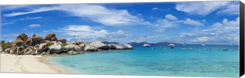 Framed Devil's Bay, British Virgin Islands Print