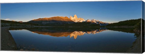 Framed Sunrise over Mt Fitzroy, Argentina Print