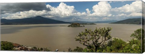 Framed Janitzio Island, Lake Patzcuaro, Mexico Print