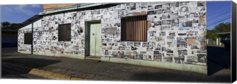 Framed Facade of a Building, Canton of Carrillo, Guanacaste, Costa Rica Print