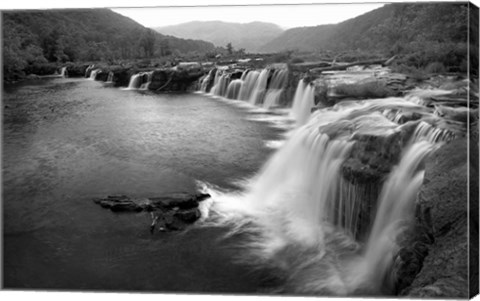 Framed New River Falls, West Virginia Print