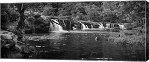 Framed Pool at New River Falls, West Virginia Print