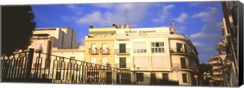 Framed Buildings in Barcelona, Spain Print