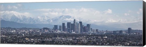 Framed Clouds over Los Angeles, California Print