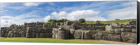 Framed Saksaywaman, Urubamba Province, Cusco Region, Peru Print