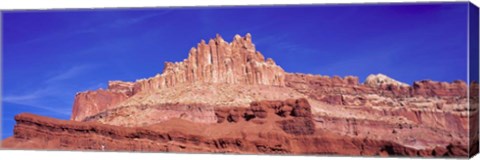 Framed Blue Sky over Rock Formations, Capitol Reef National Park, Utah Print