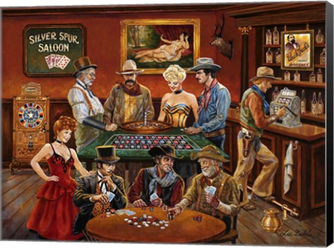 Framed Gambler&#39;s Print