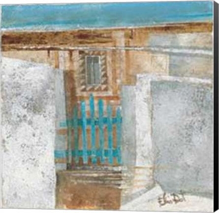 Framed Mediterraneo IV Print