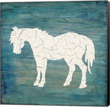 Framed Farm Horse Print