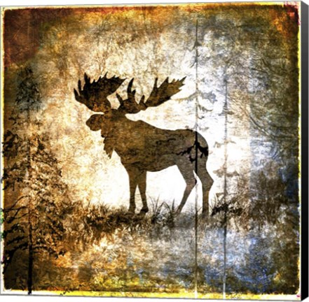 Framed High Country Moose Print