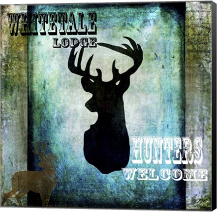 Framed Lodge Whitetale Lodge Print