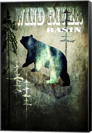 Framed Wind River I Print