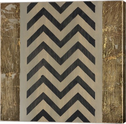 Framed Black N&#39; Gold II Print