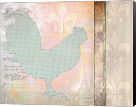 Framed Morning Chicken 2 Print