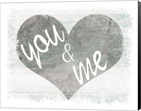 Framed You And Me Print