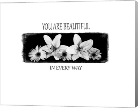 Framed You Are Beautiful Print