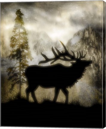 Framed Mystic Elk Print