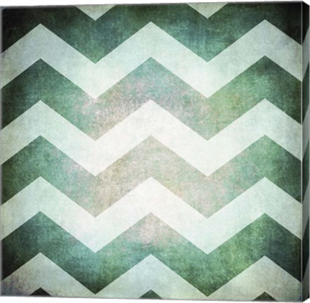 Framed Good Times - Beach Chevron Print