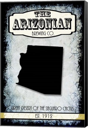 Framed States Brewing Co - Arizona Print