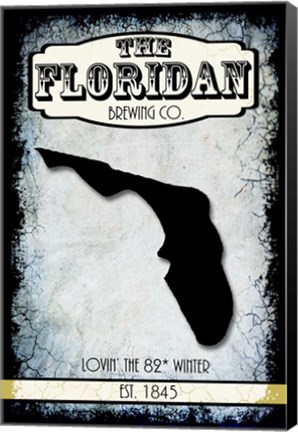Framed States Brewing Co - Flordia Print