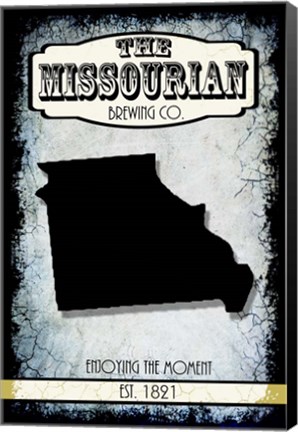 Framed States Brewing Co - Missouri Print