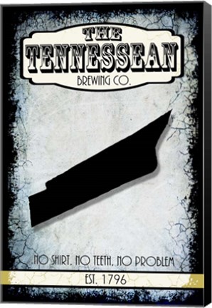 Framed States Brewing Co - Tennesse Print