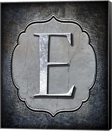 Framed Letter E Print