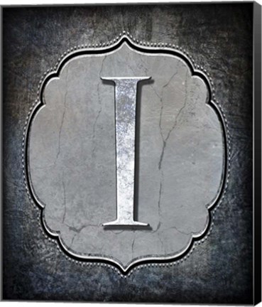Framed Letter I Print