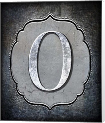 Framed Letter O Print