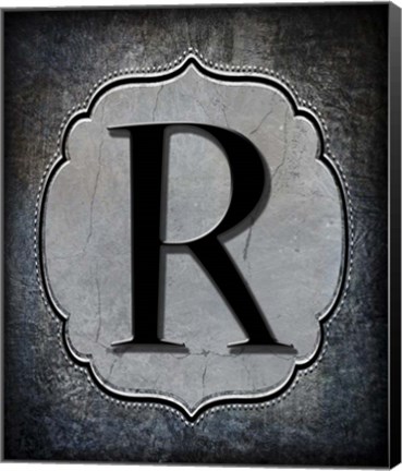 Framed Letter R Print